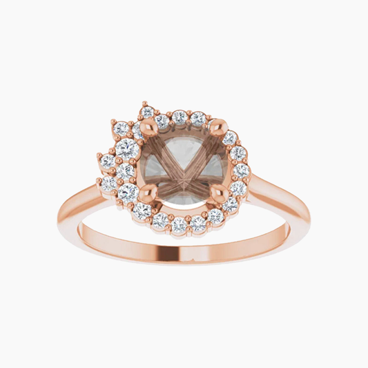 Alizeh Setting - Midwinter Co. Alternative Bridal Rings and Modern Fine Jewelry