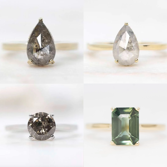 Ameena Setting - Midwinter Co. Alternative Bridal Rings and Modern Fine Jewelry