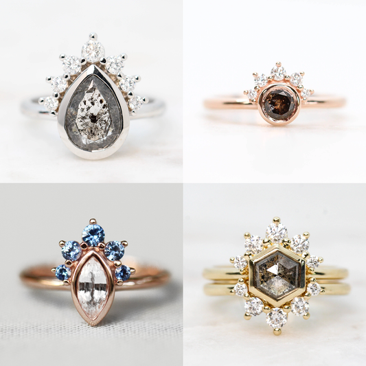 Ashlyn Setting - Midwinter Co. Alternative Bridal Rings and Modern Fine Jewelry
