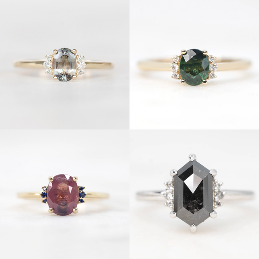 Ava Setting - Midwinter Co. Alternative Bridal Rings and Modern Fine Jewelry