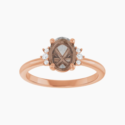 Ava Setting - Midwinter Co. Alternative Bridal Rings and Modern Fine Jewelry