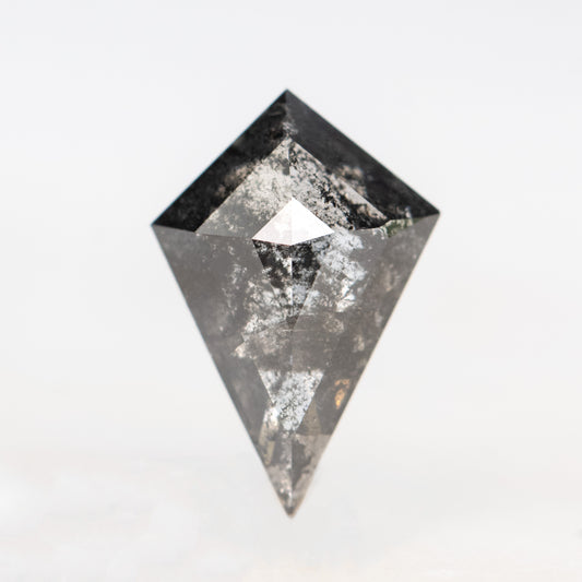 1.55 Carat Black Kite Salt and Pepper Diamond for Custom Work - Inventory Code BCK155 - Midwinter Co. Alternative Bridal Rings and Modern Fine Jewelry