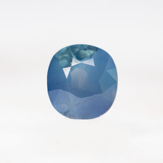 1.36 Carat Blue Cushion Cut Sapphire for Custom Work - Inventory Code BCS136 - Midwinter Co. Alternative Bridal Rings and Modern Fine Jewelry