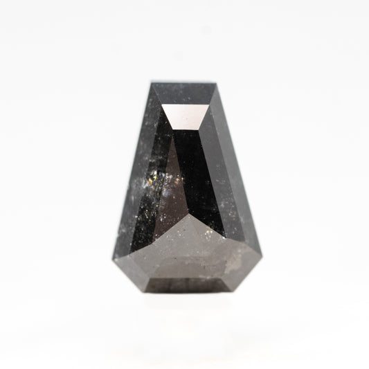 2.02 Carat Black Salt and Pepper Trapezoid Diamond for Custom Work - Inventory Code BCT202 - Midwinter Co. Alternative Bridal Rings and Modern Fine Jewelry