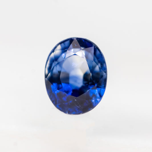 0.73 Carat Blue Oval Montana Sapphire for Custom Work - Inventory Code BOS073 - Midwinter Co. Alternative Bridal Rings and Modern Fine Jewelry