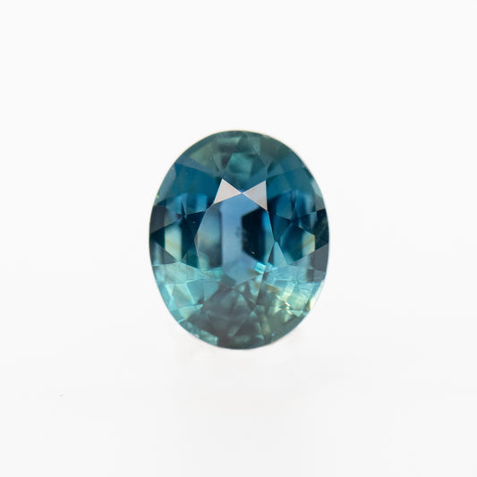1.08 Carat Blue Oval Sapphire for Custom Work - Inventory Code BOS108 - Midwinter Co. Alternative Bridal Rings and Modern Fine Jewelry