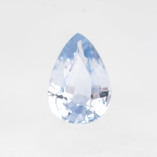 0.72 Carat Light Blue Pear Sapphire for Custom Work - Inventory Code BPS072 - Midwinter Co. Alternative Bridal Rings and Modern Fine Jewelry
