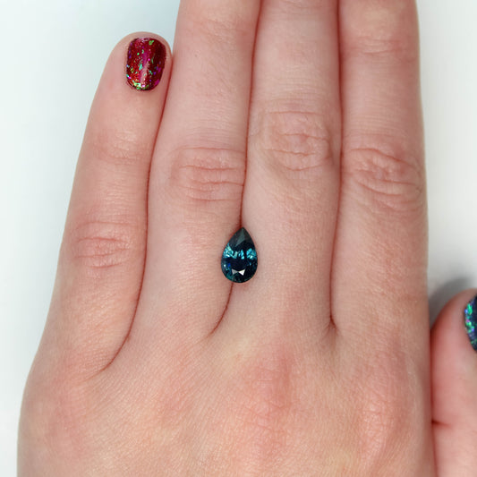 2.12 Carat Blue Pear Sapphire for Custom Work - Inventory Code BPS212