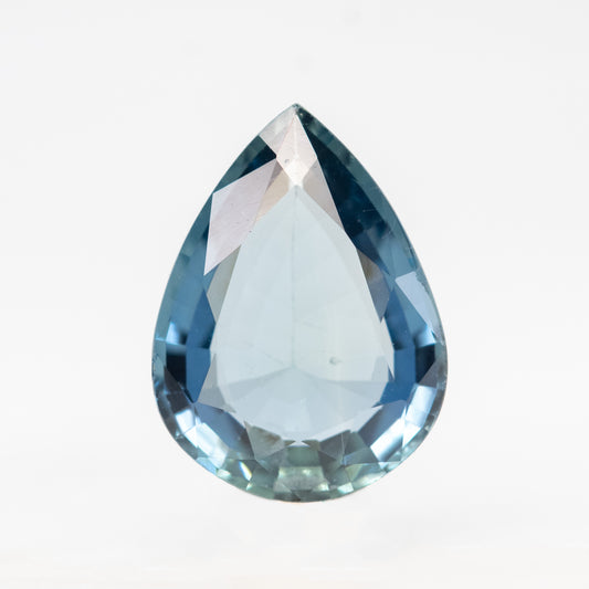 2.72 Carat Clear Blue Pear Sapphire for Custom Work - Inventory Code BPS272 - Midwinter Co. Alternative Bridal Rings and Modern Fine Jewelry
