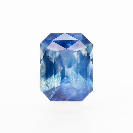 1.50 Carat Blue Emerald Cut Sapphire for Custom Work - Inventory Code BRES150 - Midwinter Co. Alternative Bridal Rings and Modern Fine Jewelry