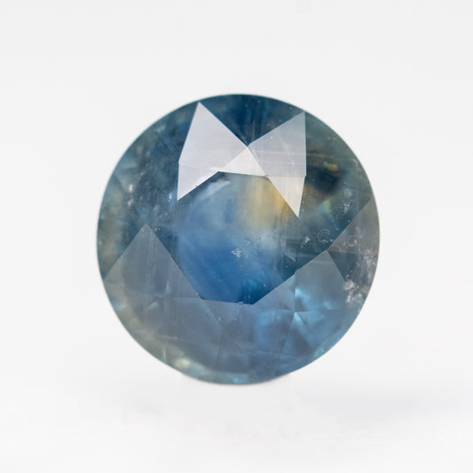 3.69 Carat Blue Round Sapphire for Custom Work - Inventory Code BRS369 - Midwinter Co. Alternative Bridal Rings and Modern Fine Jewelry