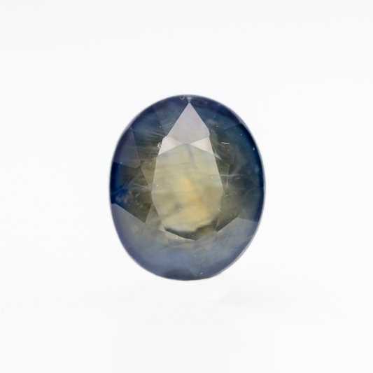 2.39 Carat Blue and Yellow Oval Sapphire for Custom Work - Inventory Code BYOS239