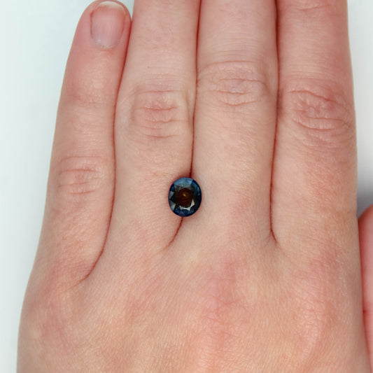 2.39 Carat Blue and Yellow Oval Sapphire for Custom Work - Inventory Code BYOS239