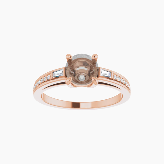 Beckett Setting - Midwinter Co. Alternative Bridal Rings and Modern Fine Jewelry
