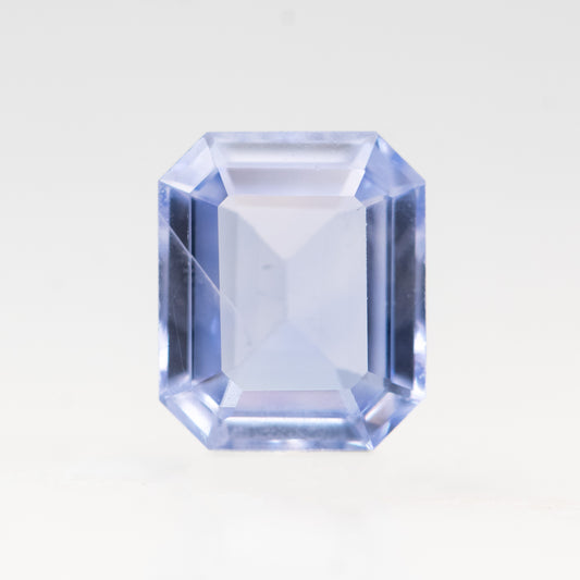 1.28 Carat Emerald Cut Cornflower Blue Sapphire for Custom Work - Inventory Code CBS128 - Midwinter Co. Alternative Bridal Rings and Modern Fine Jewelry