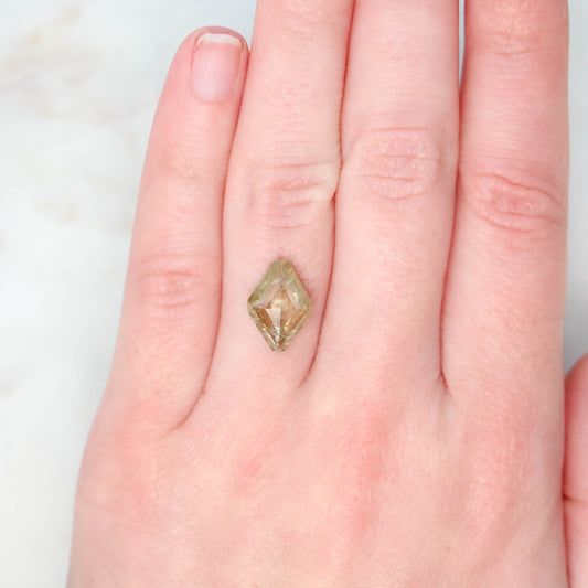 3.70 Carat Champagne Yellow Kite Diamond for Custom Work - Inventory Code CCK370 - Midwinter Co. Alternative Bridal Rings and Modern Fine Jewelry