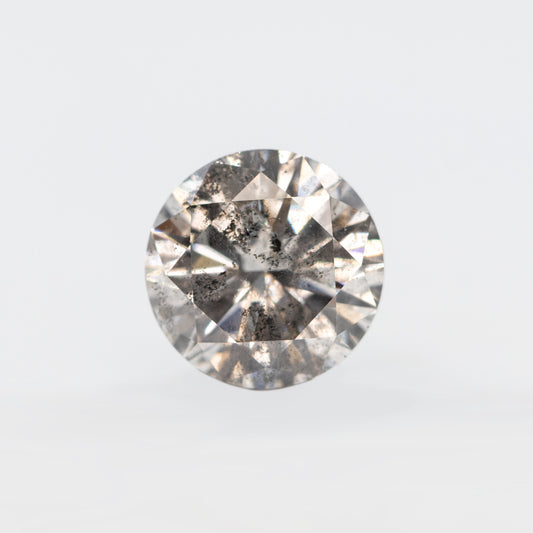 2.65 Carat Round Light Gray Celestial Diamond for Custom Work - Inventory Code CCR265