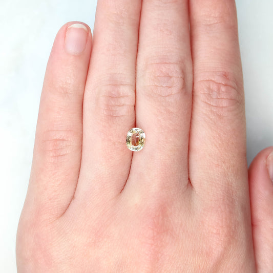 1.19 Carat Yellow Oval Sapphire for Custom Work - Inventory Code CYS119 - Midwinter Co. Alternative Bridal Rings and Modern Fine Jewelry