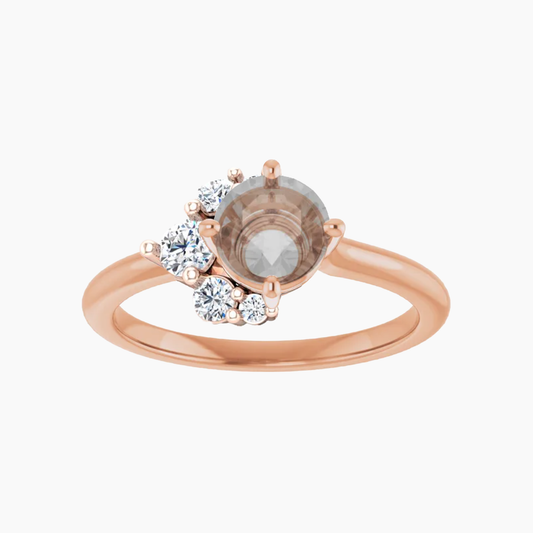 Carell Setting - Midwinter Co. Alternative Bridal Rings and Modern Fine Jewelry