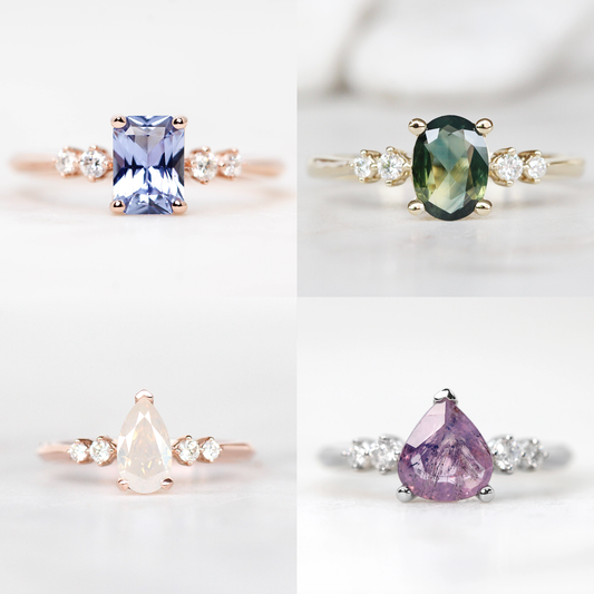 Cordelia Setting - Midwinter Co. Alternative Bridal Rings and Modern Fine Jewelry