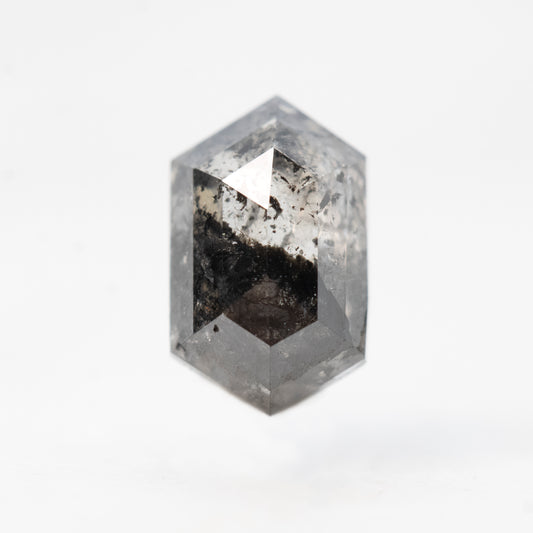 1.25 Carat Dark and Clear Elongated Hexagon Diamond for Custom Work - Inventory Code DCH125 - Midwinter Co. Alternative Bridal Rings and Modern Fine Jewelry