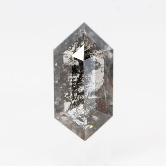 1.36 Carat Dark and Clear Elongated Hexagon Diamond for Custom Work - Inventory Code DCH136 - Midwinter Co. Alternative Bridal Rings and Modern Fine Jewelry