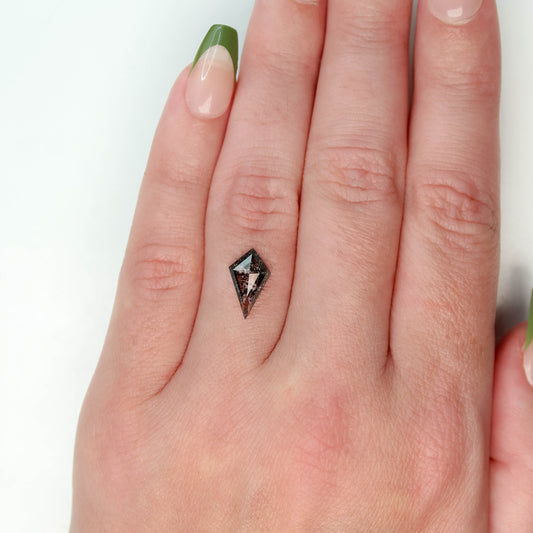 1.44 Carat Dark and Clear Celestial Kite Diamond for Custom Work - Inventory Code DCK144