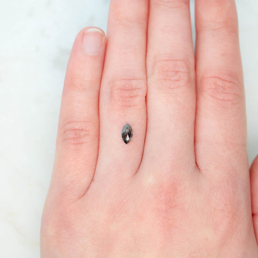 0.54 Carat Dark and Clear Marquise Diamond for Custom Work - Inventory Code DCM054 - Midwinter Co. Alternative Bridal Rings and Modern Fine Jewelry