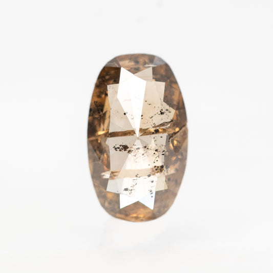 1.29 Carat Brown Salt and Pepper Oval Diamond for Custom Work - Inventory Code DCO129 - Midwinter Co. Alternative Bridal Rings and Modern Fine Jewelry