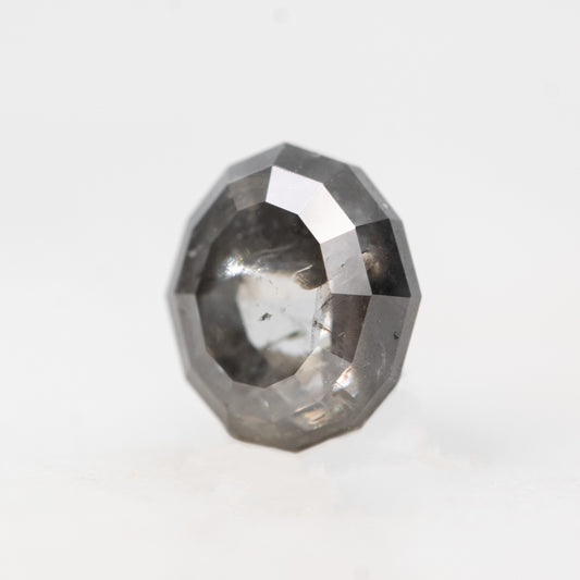 1.08 Carat Dark Gray Geometric Oval Diamond for Custom Work - Inventory Code DSGO108 - Midwinter Co. Alternative Bridal Rings and Modern Fine Jewelry
