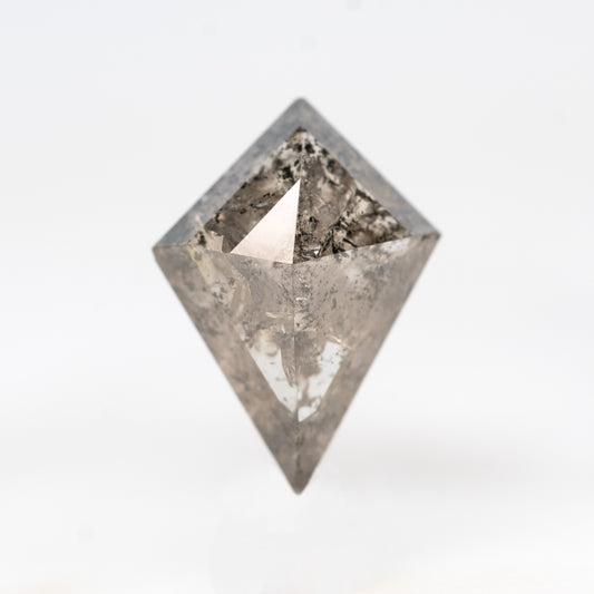 1.25 Carat Dark Gray Salt and Pepper Kite Diamond for Custom Work - Inventory Code DSK125 - Midwinter Co. Alternative Bridal Rings and Modern Fine Jewelry