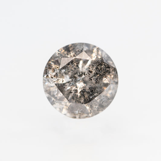 2.14 Carat Round Dark Gray Celestial Diamond for Custom Work - Inventory Code DSR214