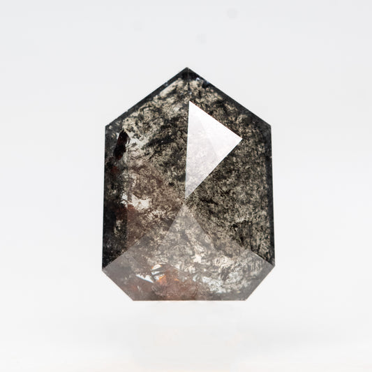 2.18 Carat Black Salt and Pepper Shield Diamond for Custom Work - Inventory Code DSS218 - Midwinter Co. Alternative Bridal Rings and Modern Fine Jewelry