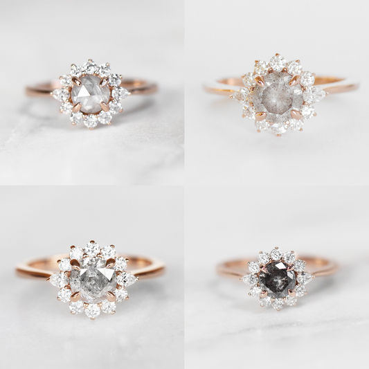Dahlia Setting - Midwinter Co. Alternative Bridal Rings and Modern Fine Jewelry