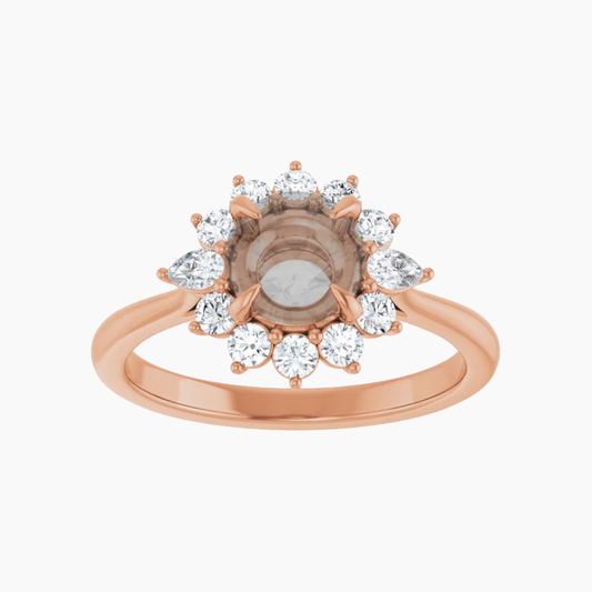 Dahlia Setting - Midwinter Co. Alternative Bridal Rings and Modern Fine Jewelry