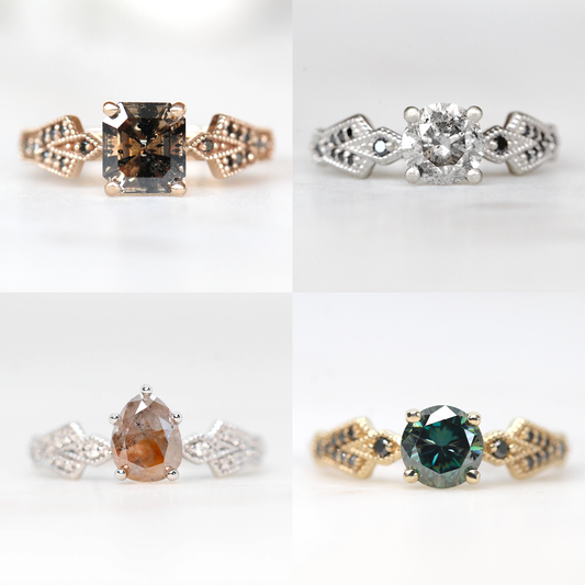 Darian Setting - Midwinter Co. Alternative Bridal Rings and Modern Fine Jewelry