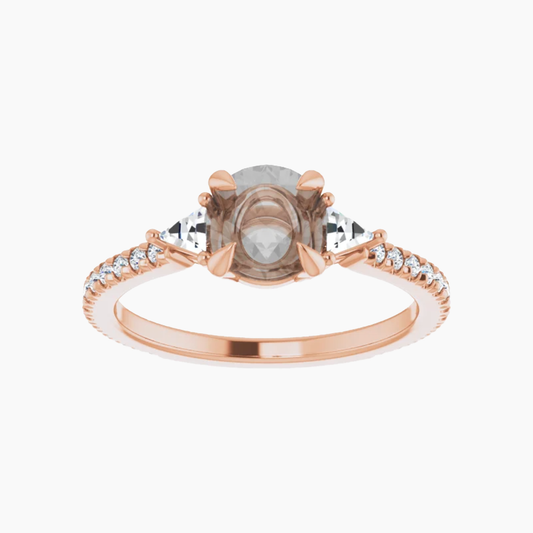 Diamanto (Dia) Setting - Midwinter Co. Alternative Bridal Rings and Modern Fine Jewelry