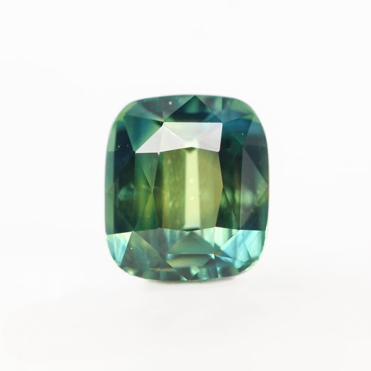 1.07 Carat Elongated Cushion Cut Teal Sapphire for Custom Work - Inventory Code ETS107 - Midwinter Co. Alternative Bridal Rings and Modern Fine Jewelry
