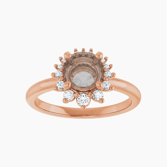 Eleanor Setting - Midwinter Co. Alternative Bridal Rings and Modern Fine Jewelry