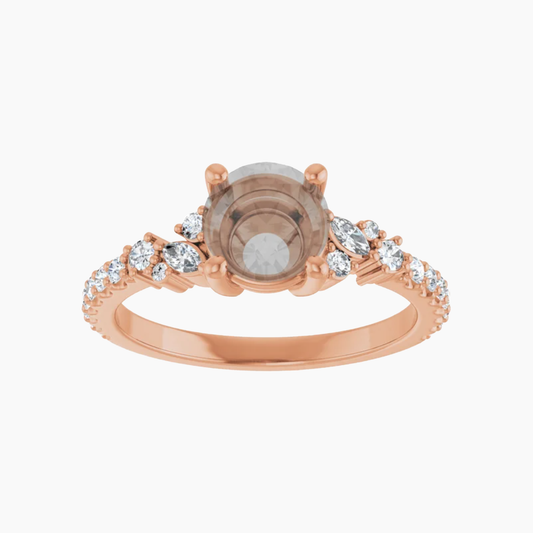 Elodie Setting - Midwinter Co. Alternative Bridal Rings and Modern Fine Jewelry