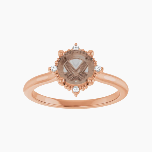 Elora Setting - Midwinter Co. Alternative Bridal Rings and Modern Fine Jewelry