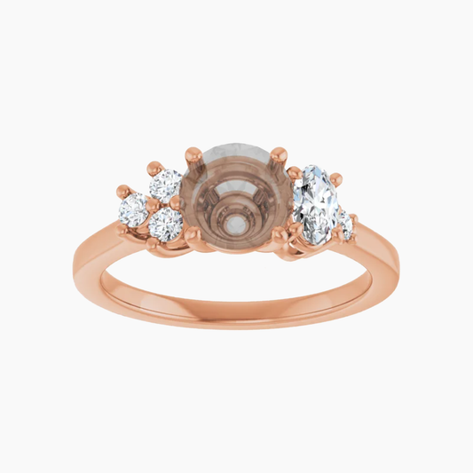 Emmylou Setting - Midwinter Co. Alternative Bridal Rings and Modern Fine Jewelry
