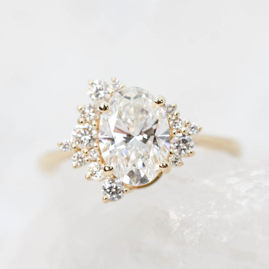 Orion Ring with a 1.50 Carat Oval Lab Diamond - Made to Order - Midwinter Co. Alternative Bridal Rings and Modern Fine Jewelry