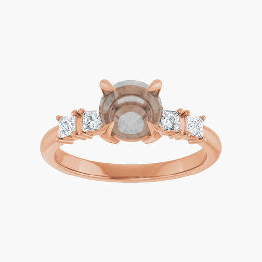Ezra Setting - Midwinter Co. Alternative Bridal Rings and Modern Fine Jewelry