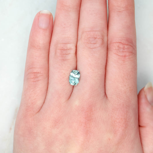1.41 Carat Fancy Cut Aquamarine for Custom Work - Inventory Code FCA141 - Midwinter Co. Alternative Bridal Rings and Modern Fine Jewelry