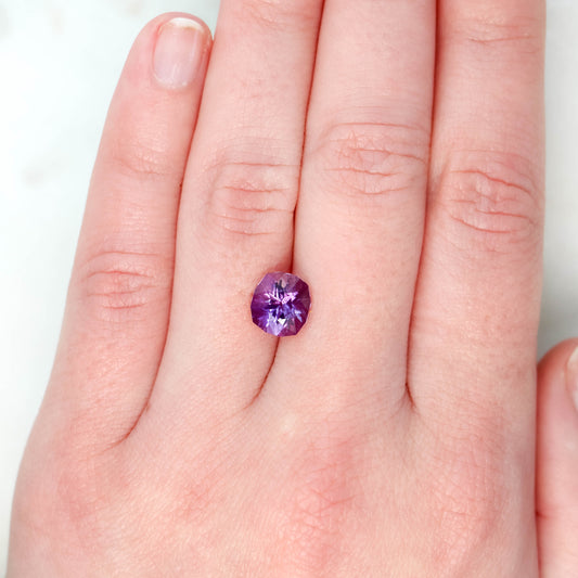 2.07 Carat Fancy Cut Amethyst for Custom Work - Inventory Code FCA207 - Midwinter Co. Alternative Bridal Rings and Modern Fine Jewelry