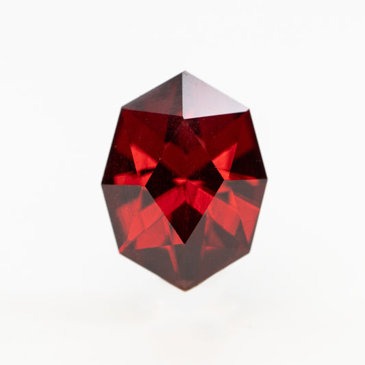 2.55 Carat Fancy Geometric Oval Pyrope Garnet for Custom Work - Inventory Code FCPG255 - Midwinter Co. Alternative Bridal Rings and Modern Fine Jewelry