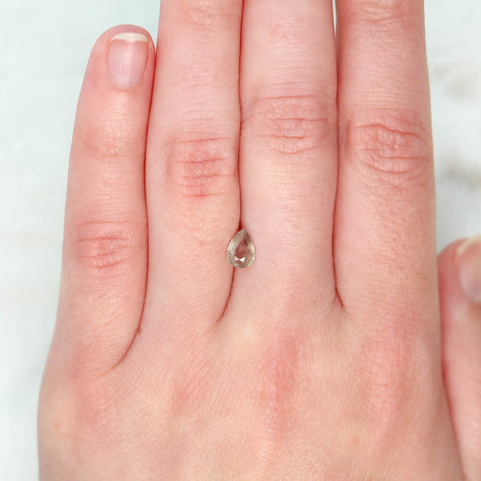 0.73 Carat Golden Pear Sapphire for Custom Work - Inventory Code GBPS073 - Midwinter Co. Alternative Bridal Rings and Modern Fine Jewelry