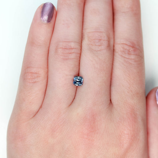 0.90 Carat Square Montana Sapphire for Custom Work - Inventory Code GBS090