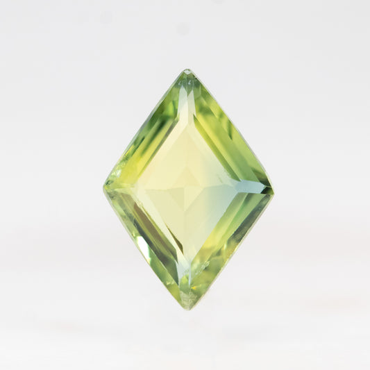 1.16 Carat Light Green Lozenge Sapphire for Custom Work - Inventory Code GLS116 - Midwinter Co. Alternative Bridal Rings and Modern Fine Jewelry